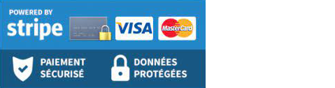 Paiement sécurisé et données protégées par carte via stripe